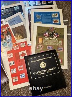 U. S. First Day Covers, Golden Replicas, World Of Stamps & More! Huge Lot