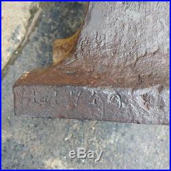 U. S. Marked Hay Budden Blacksmith Anvil Early Stamp Primitive