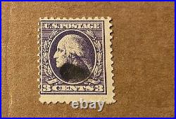 U. S. Postage Stamp 3 Cent George Washington Purple Rare 1918