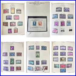 U. S. Stamp Estate Collection Scott National Postage Album Over 145 Photos