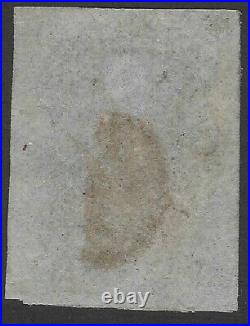 U. S. Stamps Scott # 2 Imperf Washington Used filled thin (A-003)