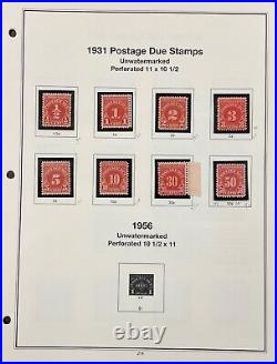 UNITED STATES Postage Due collection of 53 stamps, J3//J104, MNH, MH & Used