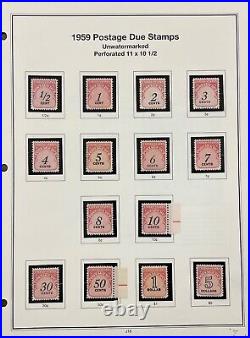 UNITED STATES Postage Due collection of 53 stamps, J3//J104, MNH, MH & Used