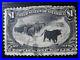 UNITED STATES Sc. #292 scarce used Cattle in Storm stamp! SCV $700.00