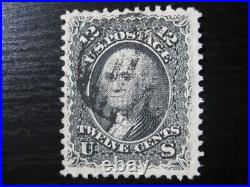 UNITED STATES Sc. #90 scarce used stamp with E grill! SCV $400.00