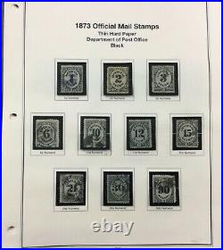 UNITED STATES collection of 75 Official stamps O2//O120. Used/Mint. CV $3378.00