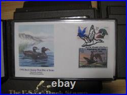UNITED STATES valuable stamp collection 21 Federal Duck Fleetwood FDCs! 22 Pics