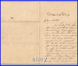 US 1859 Scott #33 CDS Postmarked Detroit Mich to Hamilton Canada West withLetter