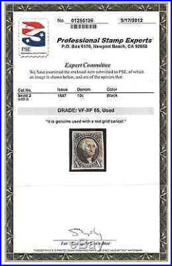 US #2 used - VF-XF 85 with PSE (graded) and PF certs