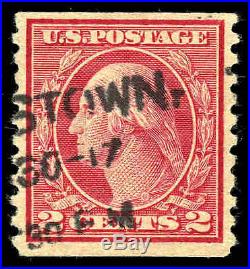 US # 491 2¢ Washington type 2, VF Used, PSE (1995)