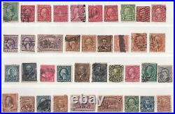 US. CLASSIC STAMPS, APPROX 1861 -1900s, MIXED QUALITYUSED