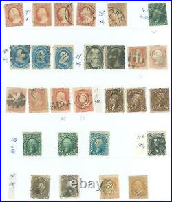 US Classics, Used Lot/28 Stamps, #26//78, Quality Varies, Nice Cancels SCV $2300