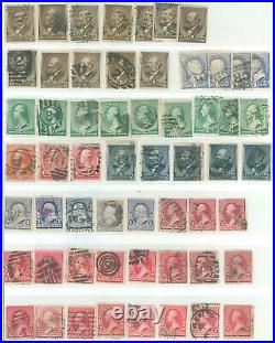 US Late 1890s Early 20th Century Used Lot/90 Stamps, Mostly #205//267, SCV $885