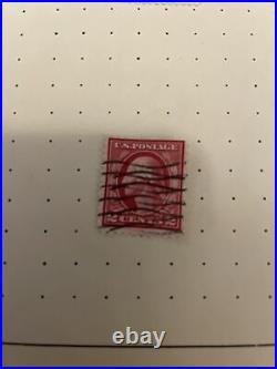 US Postage Stamp George Washington Two Cent 2¢ Red Stamp Rare