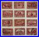 US #Q1 #Q12 1913 1c-$1 carmine Parcel Post cpt. Set/12 Mint/Used $275 SCV