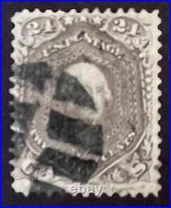 US STAMPS #70 24c WASHINGTON USED 1861 cv $500