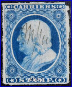 US Sc# LO1 Dull Blue, Rose Used Stamp
