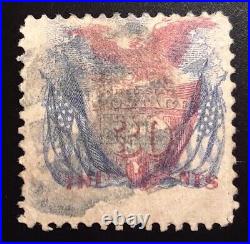 US Scott 121 30c Pictorial Big KEY Stamp With Sharp Color