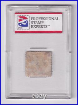 US Scott #122 Abraham Lincoln 90c Stamp. Used, PSE Cert. (Encapsulated) CV $2000
