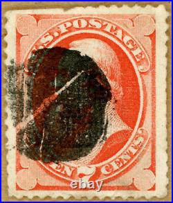 US Scott#138A I grill on 7c 1870 Banknote, clearly defined I grill, VF-XF