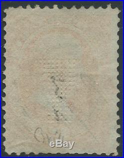 US Scott 141 15c 1870-1871 Webster-Orange With GRILL Used SCV $1,400.00