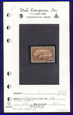 US Scott #293 Used Trans-Mississippi River Stamp Real Nice