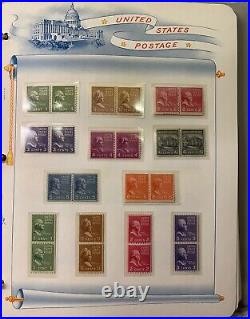 US Small Collection of Early Comm. Sets, Coils. SS's &MNH 1965-70 Plate Blks cpt