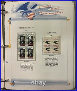 US Small Collection of Early Comm. Sets, Coils. SS's &MNH 1965-70 Plate Blks cpt