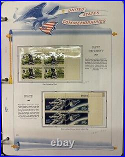 US Small Collection of Early Comm. Sets, Coils. SS's &MNH 1965-70 Plate Blks cpt