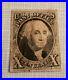 US Stamp, Scott #2 1847 10c Used Red Cancel Light Crease CV $1,000+