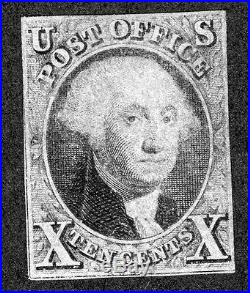 US Stamp Scott #2, Used, Fine Appearing