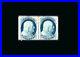 US Stamp Used, VF/XF S#24 PAIR very lightly hinged, Bold Fresh Color, APS Cert