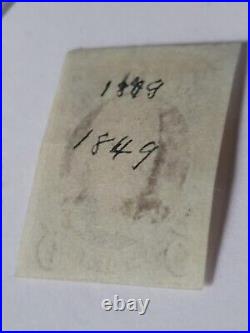 US Stamps 1847 Franklin Used Scott#1 5 cent certified
