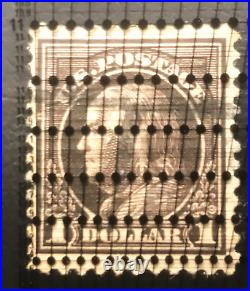 US Stamps 1917 Scott # 518b Deep Brown Light Cancel Used H Rare