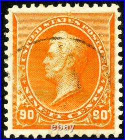 US Stamps # 229 Used Superb Light cancel. A pristine gem