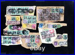US Stamps #524 Used on Mailings over 90x + on piece