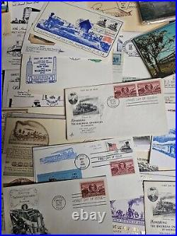US Stamps Collection Lot of 310 RR Railroad Train Covers