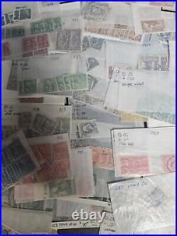 US Stamps Early Stock of Used and Some Mint Mixed Condition Scott Value $5,000