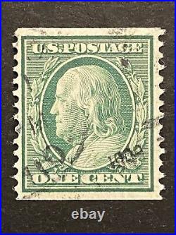 US Stamps-SC# 352 Franklin Perf 12V Coil Used CV $225.00