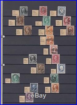 US Used Banknotes collection with #143 #144 #191 #218 Cat $7,900