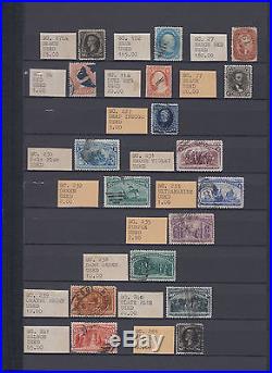 US Used classics collection with #17var #27 #241 #278 Cat $9,246