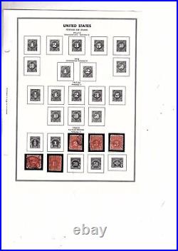 US stamps BOB mnh USED mh UNITED STATES airmail parcel post due CV $480. Mb30