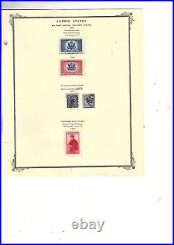 US stamps BOB mnh USED mh UNITED STATES airmail parcel post due CV $607. Mb30