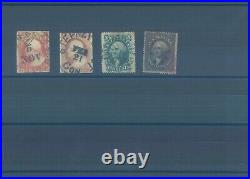 USA 1851-1856 early used stamps (CV $795 EUR690)