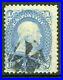 USA 1861 Franklin 1¢ \Ultramarine Scott #63a Fine Used D526