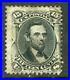 USA 1867 Lincoln 15¢ Black E Grill Scott # 91 Used L817