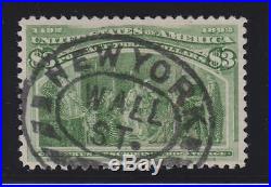 USA 1893 Columbian Expo $3, #243 fine used