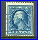 USA 1909 Washington 5¢ Blue DL Wmk Perf 12 Horz Coil Scott #351 VFU X435