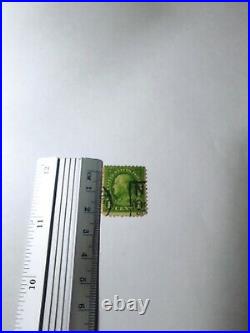 USA Benjamin Franklin 1 cent green stamp state postage stamp