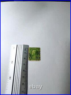 USA Benjamin Franklin 1 cent green stamp state postage stamp